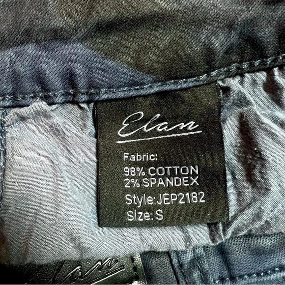 Elan Skinny Jeans Pants Camo Jayme Button Fly  Blue High Rise Women's Size S NEW - Picture 10 of 11